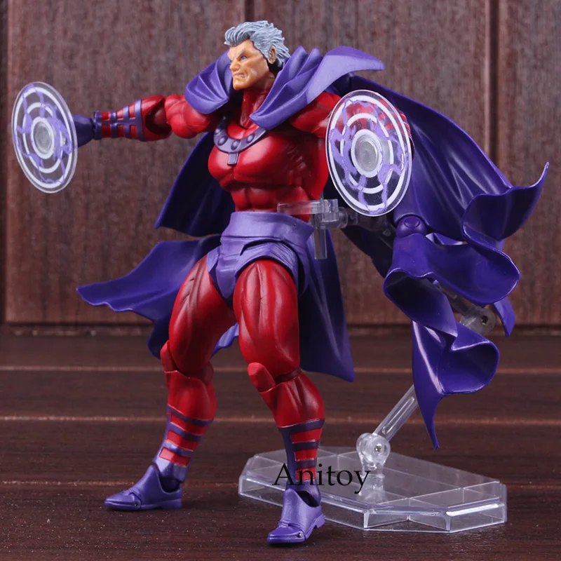 Goede Marvel Comics X Mannen Avengers Magneto Figma Series NR 006 PVC XMen Verbazingwekkende Yamaguchi Figure Collectible Model Toy