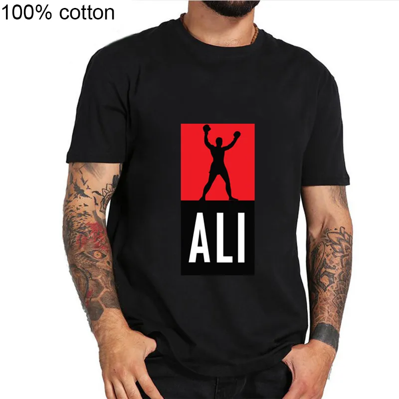 

Muhammad Ali T-Shirt 2019 Summer Mens MUHAMMAD ALI T Shirts Men Fitness UFC Casual Clothing MMA Cotton T-Shirt Homme Tops & Tees