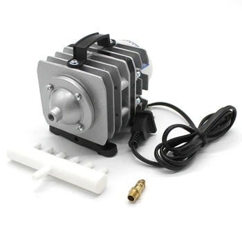 

20W 220V/50Hz Electromagnetic Air Compressor Super Aquarium Air Pump High Flow Air Aerator Compressor For Fish Tank Pond