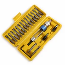 Набор сверл с шестигранным хвостовиком, 20 шт., 1/4 дюйма, набор сверл с сверлильным патроном, быстросменный сверлильный драйвер