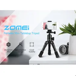 Портативный мини настольный штатив Zomei CK-45 с 5 секций Quick Release пластина для зеркальной DSLR Камера смартфонов