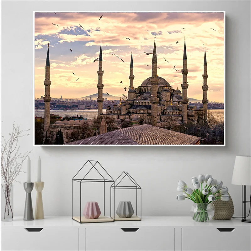 Нью Йорк небоскребы плакаты и искусство стен картины украшение для дома домашнее
