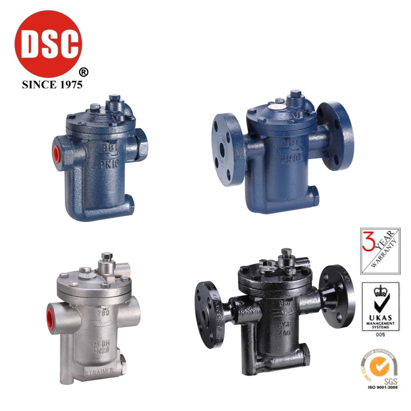 

Taiwan DSC cast iron inverted bucket air traps NO.981A~686FA series 980990A680A780A680FA