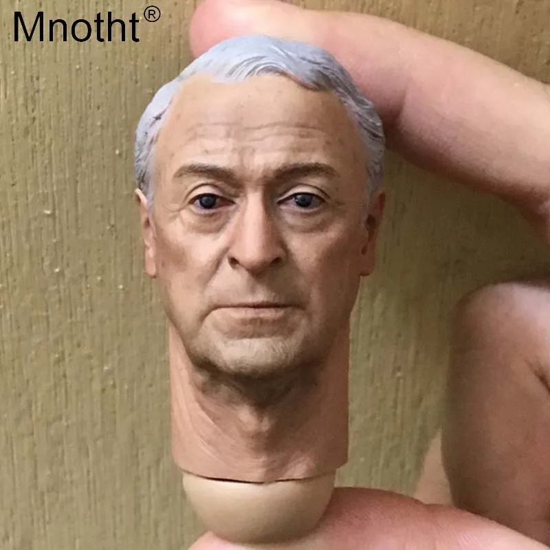 

Mnotht White Hair Professor Head Sculpt 1/6 Scale Male Soldier Master Godfather Head Carving Model Toy Action Figure Accessories