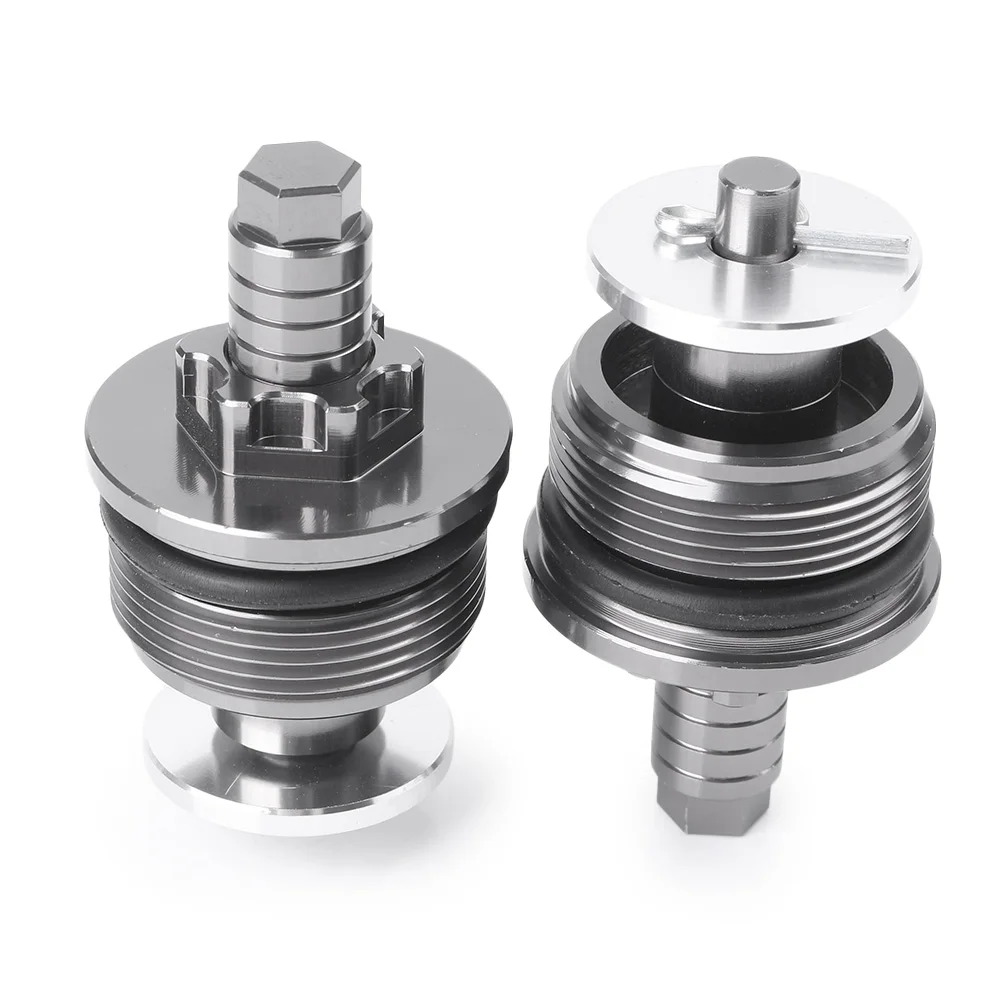 For Kawasaki Ninja CBR250 CBR 250 Front shock absorber screw cover Cap Preload Adjusters Fork Bolts 37MM CNC Aluminum Motorbike Motorcycle Spare Parts Accessories
