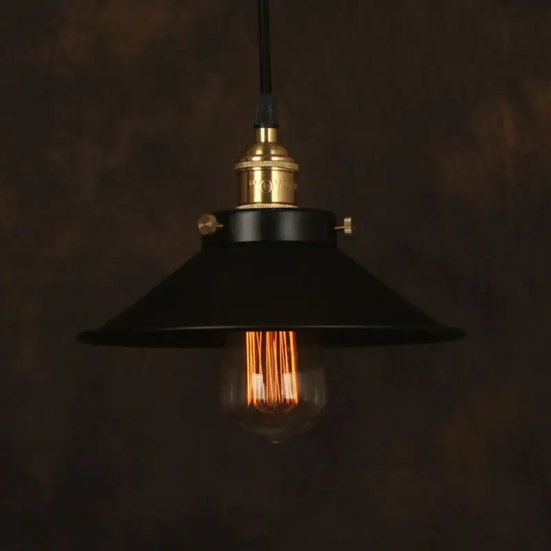 

Vintage Pendant Light Industrial Edison Lamp American Style Iron Lampshade Loft Coffee Bar Restaurant Kitchen Lights 3pcs/lot