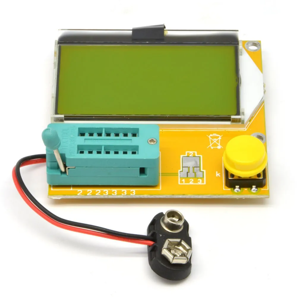 Cllena Transistor Tester Mega328 NPN PNP Transistor Diode Resistor Inductor Capacitance MOS SCR ESR Meter Automatic Checker Detector Mosfet Transistor Capacitor Tester Cllena Transistor Tester Mega328 NPN PNP Transistor Diode Resistor Inductor Capacitance MOS SCR ESR Meter Automatic Checker Detector Mosfet Transistor Capacitor Tester