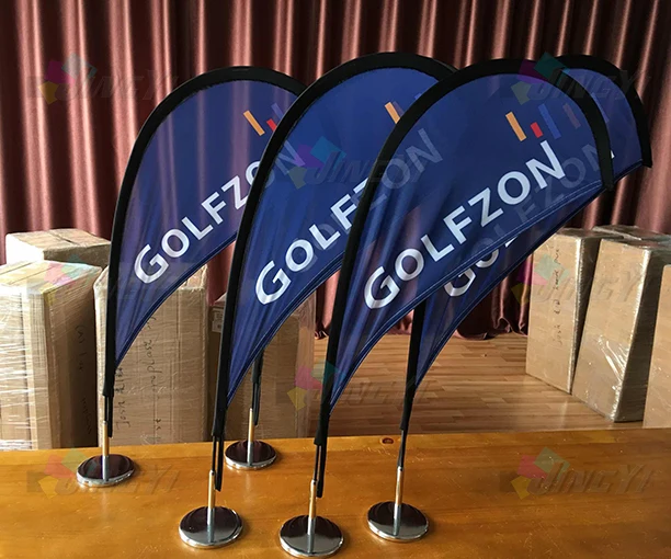 Desk Flag, Table Top Mini Display Stand, Desk Top Teardrop Mini Flag