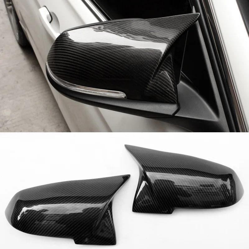 Sharp angle Carbon fiber Rearview mirror cover Fit For BMW F20 F30 F32