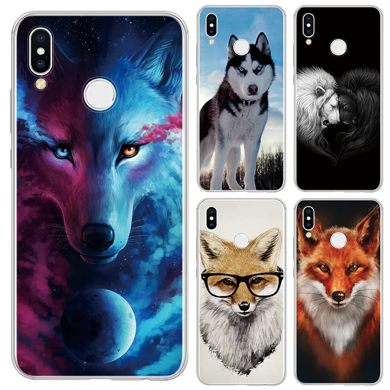 

Ultra-thin Soft Silicone TPU Fox Wolf Cover For Huawei P30 P20 Mate 20 10 P10 P9 P8 Plus Pro Lite mini 2017 P Smart Z 2019 Case