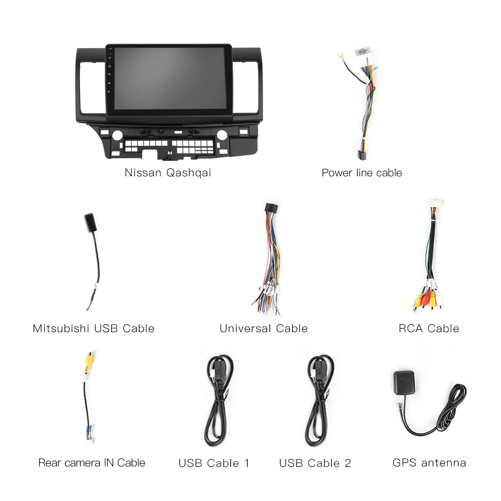 Android 8,1 Автомобильный gps плеер gps Радио для Mitsubishi Lancer 10 Galant с 2G+ 16G четырехъядерный без dvd радио мультимедиа стерео