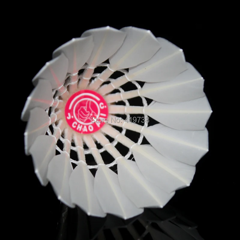 100%original chaopai pink class A goose feather badminton shuttlecock shuttlecocks for competition 4tube/lot