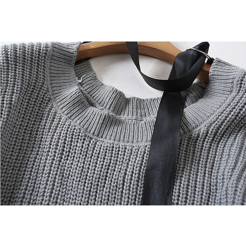 Women sweater fashion sweater tops long sleeve round neck casual strap top clothing autumn winter bottoming shirt women clothing Women sweater fashion sweater tops long sleeve round neck casual strap top clothing autumn winter bottoming shirt women clothing