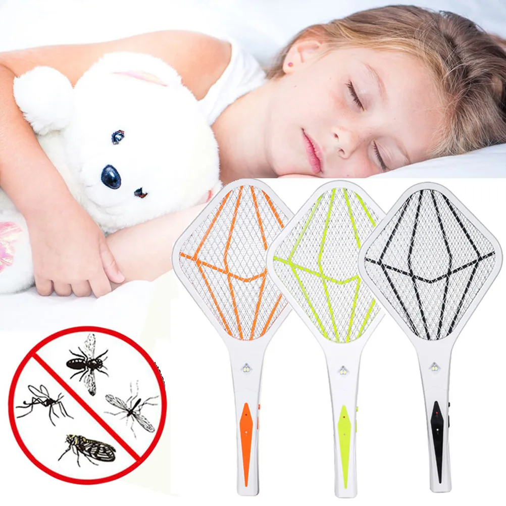 Battery operated Fly Swatter Electronic Swatter USB Mosquito Pest