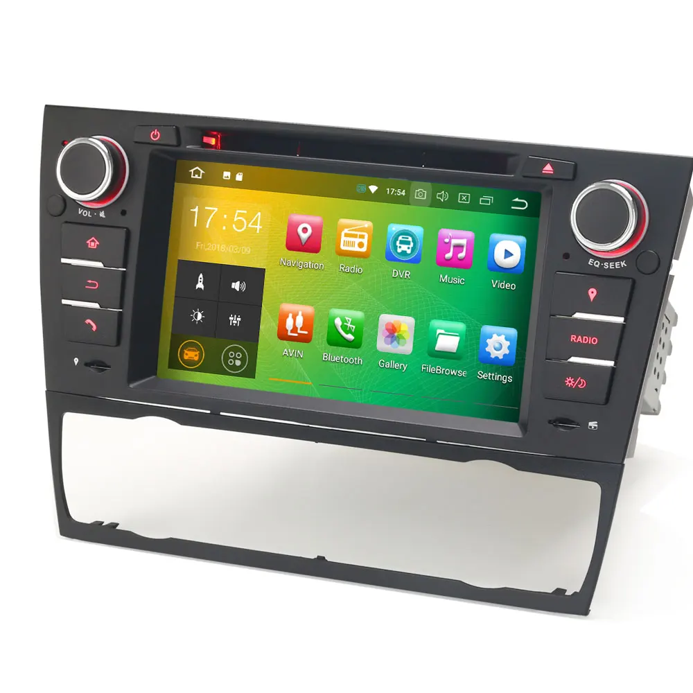 Erisin ES7867B " Android 8,0 Octa core 4G Оперативная память автомобильный DVD gps видеорегистратор с радио DAB+ DVD для BMW 3 серии E90 салон/Touring/купе