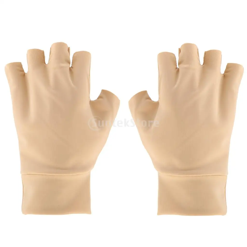 Magnetic Anti Arthritis Health Compression Therapy Gloves Fingerless Glove