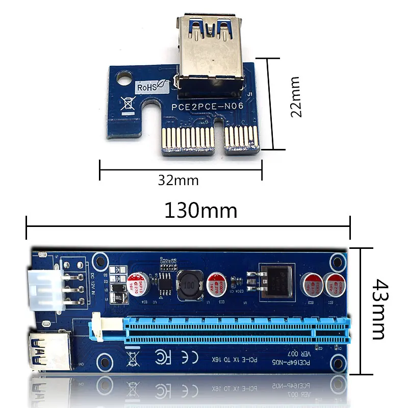WEYES PCI-E PCI E Express 1X to 16X graphics card Riser Extender Card cable Adapter 6 pin psu to bitcoin miner WEYES PCI-E PCI E Express 1X to 16X graphics card Riser Extender Card cable Adapter 6 pin psu to bitcoin miner