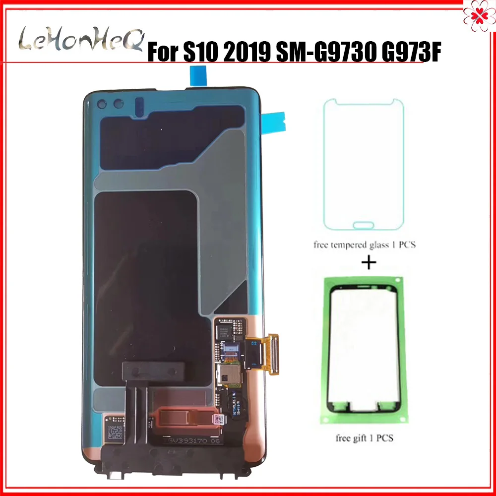 

Super AMOLED For Samsung Galaxy S10 2019 G973F SM-G9730 Display Touch Screen Digitizer Assembly LCD 100% New original