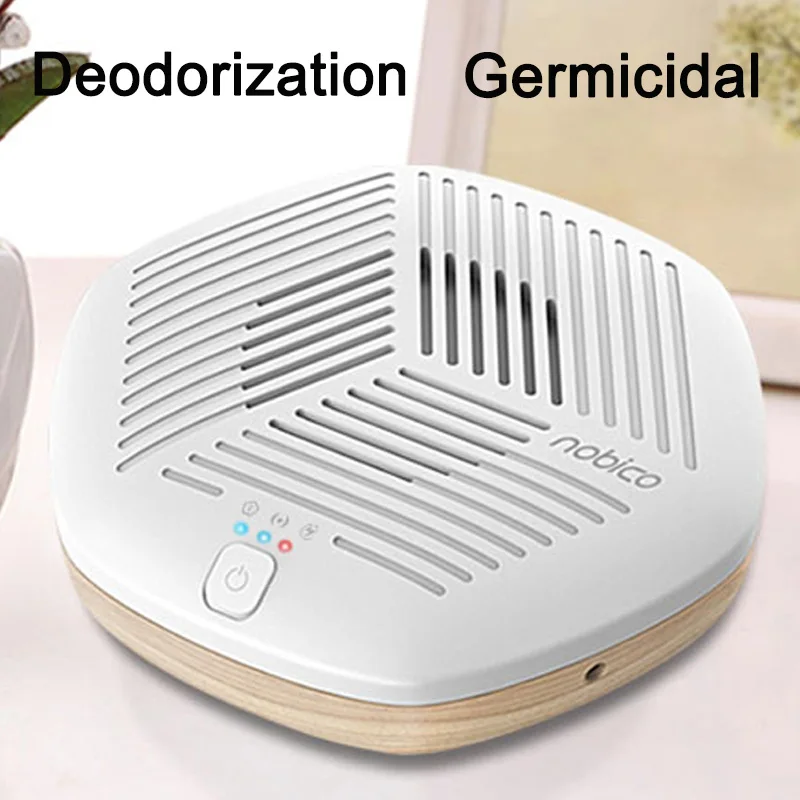 

Portable Household Clean Room Air Purifier Germicidal Rechargeable Air Ozonizer Removes Formaldehyde Home Deodorizer