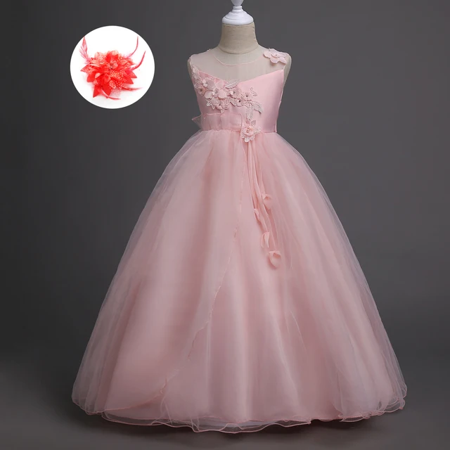 kids long gown design