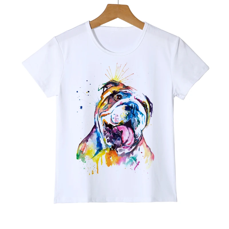 

Children T Shirt Baby Girls Boys Summer Funny Animal Clothes T shirt Cartoon Dog Kids Tops Tees Holiday gifts 97-3