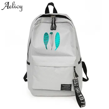 

Aelicy Canvas Men Women Backpack College High Middle School Bags For Teenager Boy Girls Laptop Travel Backpacks mochila feminina