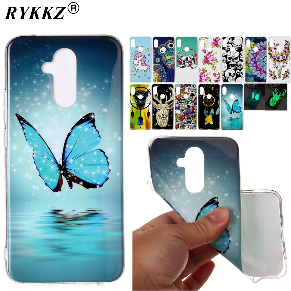 

Luxury Luminous Phone Cases For Huawei Mate 20 Lite Shockproof Covers On For HUAWEI SNE-LX1 Mate20 Lite TPU Cases Full Housing