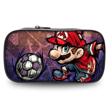 

Fashion Cartoon Cute 3D Super Mario Pen Purses New Super Mario Printing Pencil Case Girls Cosmetic bag School Case