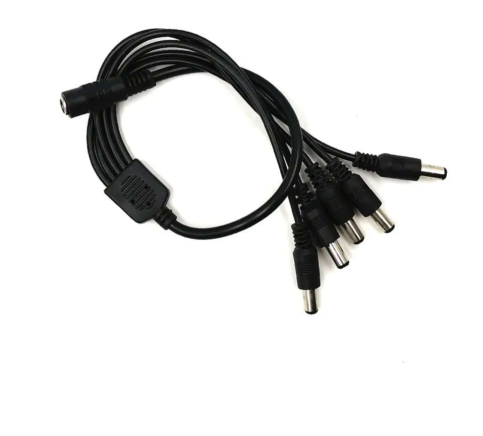dc connector plug 1 femal to 2 3 4 5 8 male plug  Jack Splitter Adapter cable (10)