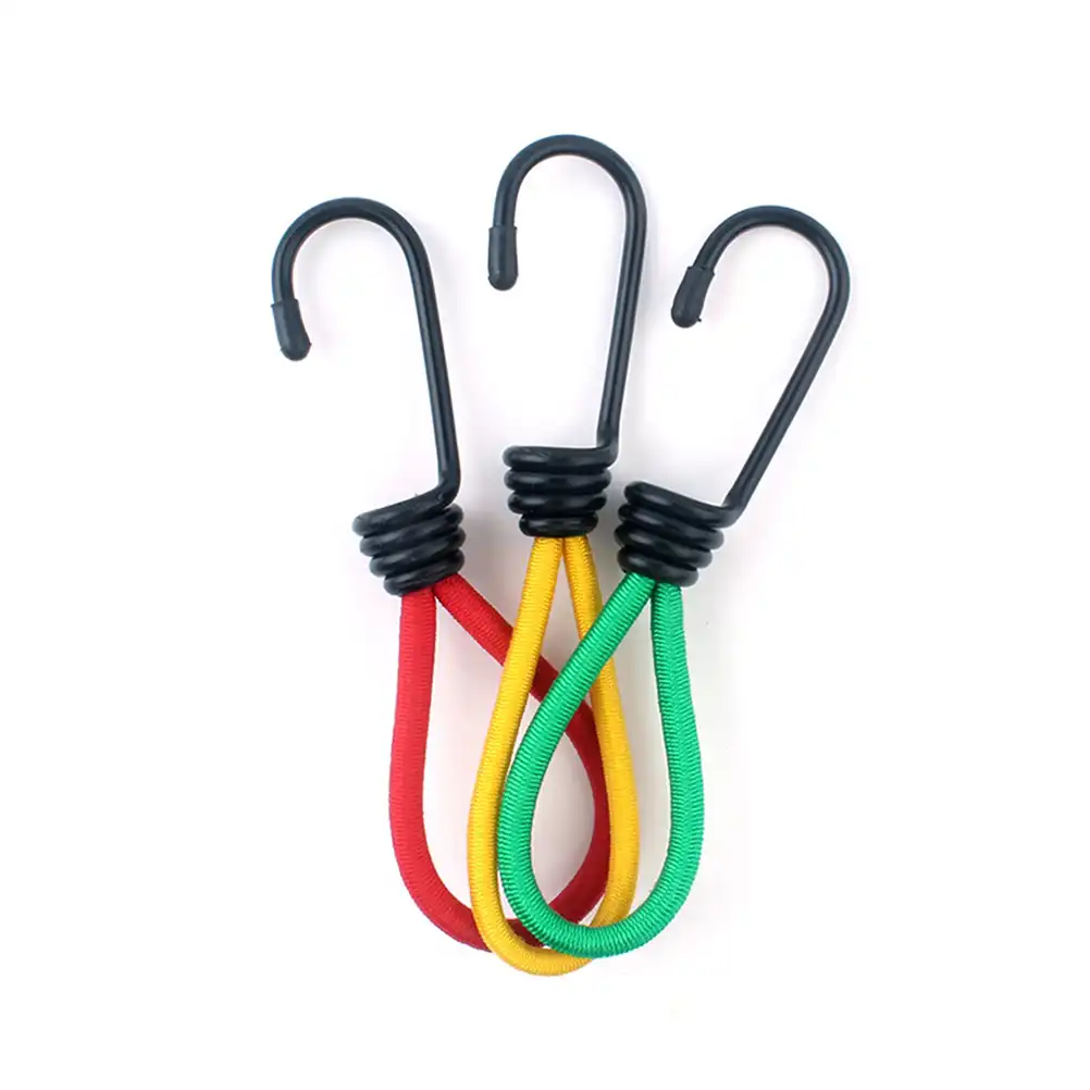 3pcs tent hook prime sturdy durable elastic rope buckle fixed