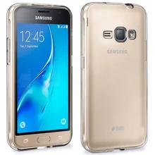 Coque de protection transparente en Silicone TPU pour Samsung Galaxy J1 2016, J120, J120F