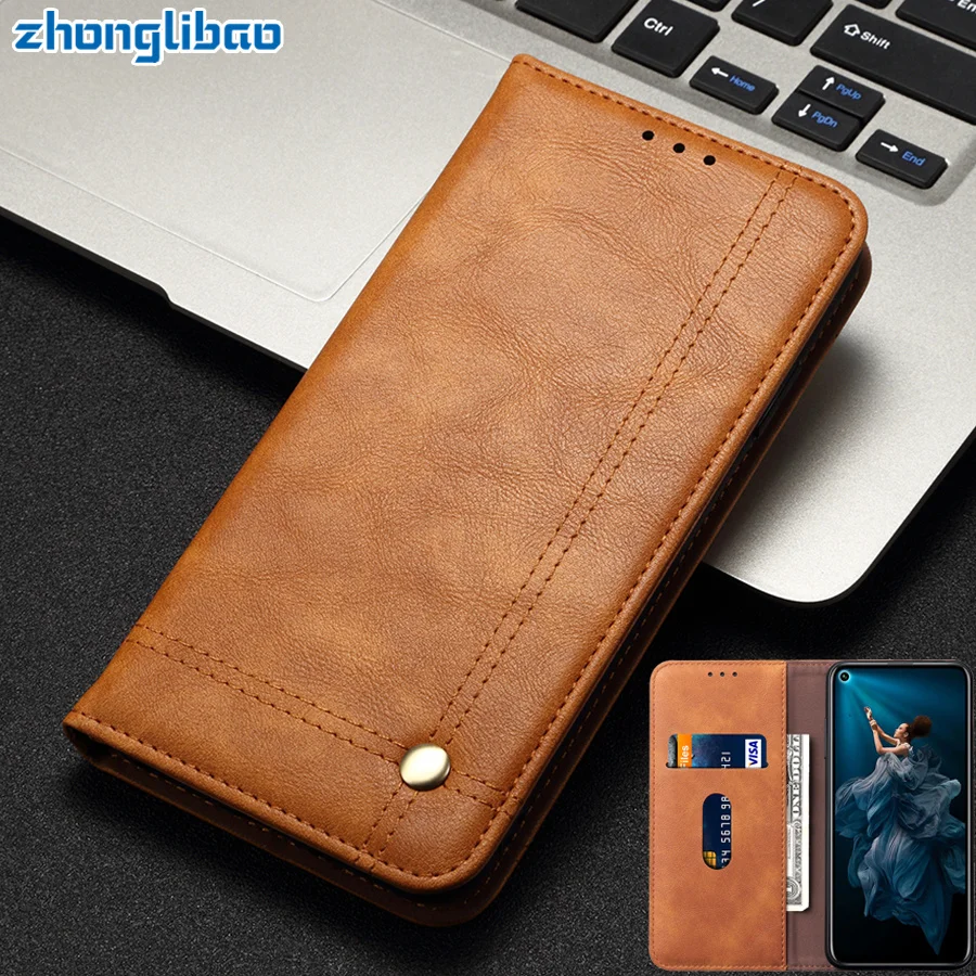 

Magnetic Flip Case for Huawei Honor 20 Pro Global Luxury Retro Leather Wallet Stand Card Holder Honor20 Honor20pro Phone Cover