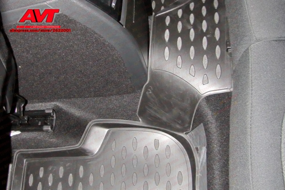 Коврики для Skoda Yeti 2009-4 шт. резиновые коврики Нескользящие резиновые аксессуары для салона автомобиля