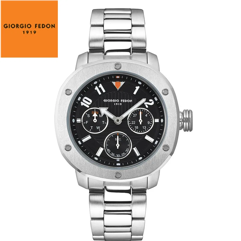 GIORGIO FEDON ACCURATO AL 1919 II Uomo Orologio di Lusso di Marca Italiana  mens orologi di marca top In Pelle Impermeabile Relogio Masculino|Quartz  Watches| - AliExpress