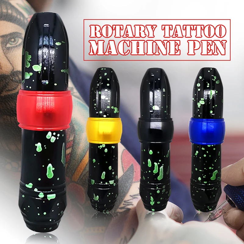 

9000RPM Professional Cartridge Rocket Rotary Tattoo Pen Machine Motor Pen Shader Liner Lightweight Exquisite Colors Replaceable