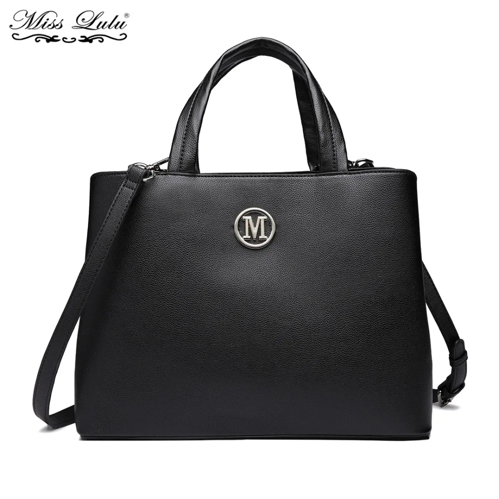 

Miss Lulu Women Leather Handbags M Crossbody Bag Ladies Fashion Messenger Shoulder Bags Female Tote Multi Compartments YD6820