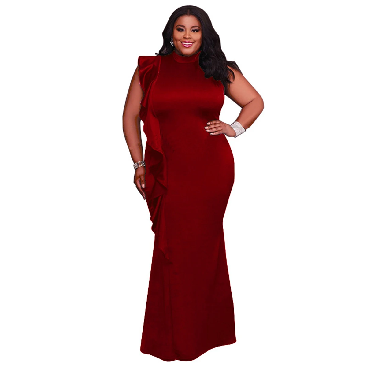 falbala bodycon dress