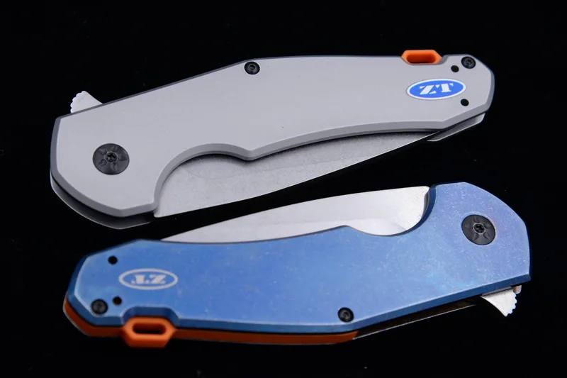Складной кухонный нож JUFULE ZT0220 D2 со стальным лезвием и титановым покрытием|Ножи| |