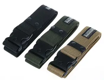 

120*5.5CM Canvas harness Outdoor Climbing Belt Tactical Military Training Belt