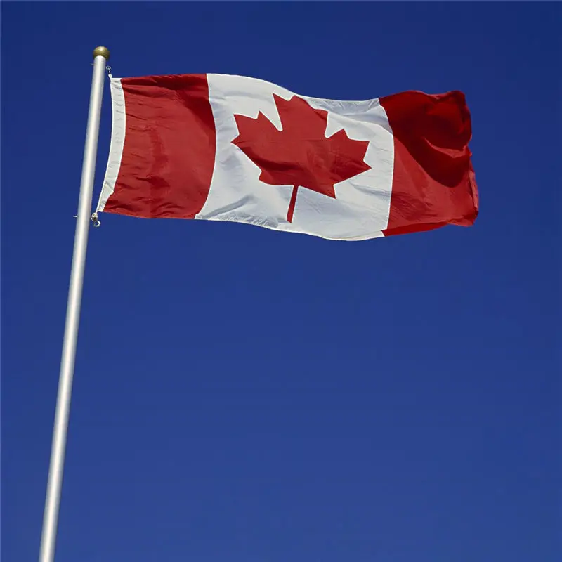Large 3ft x 5ft Canadian Flag Polyester Canada Maple Leaf Banner