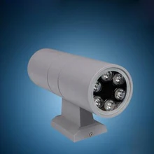 12 шт./партия 12 Вт двухголовый светильник для крыльца светодиодный настенный светильник двойной вниз водонепроницаемый светодиодный настенный светильник AC85-265V водонепроницаемый IP68 Наружный свет