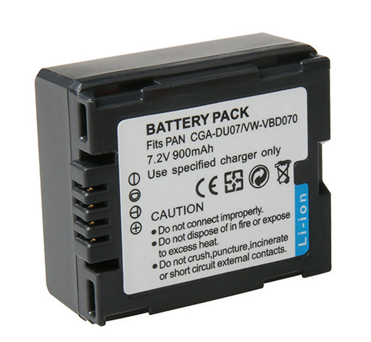 Аккумуляторная батарея для Panasonic NV-GS21, NV-GS22, NV-GS25, NV-GS27, NV-GS30, NV-GS33, NV-GS35, NV-GS37, NV-GS400, NV-GS500, видеокамеры