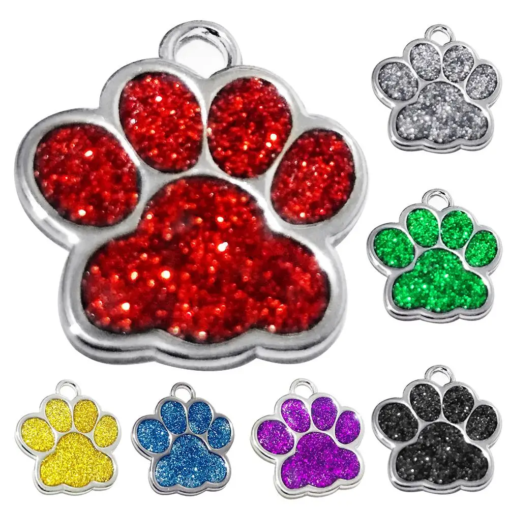 

Zinc Alloy Dog Glitter Claw Pawprint Key Chain Ring Car Bag Hanging Pendant hot