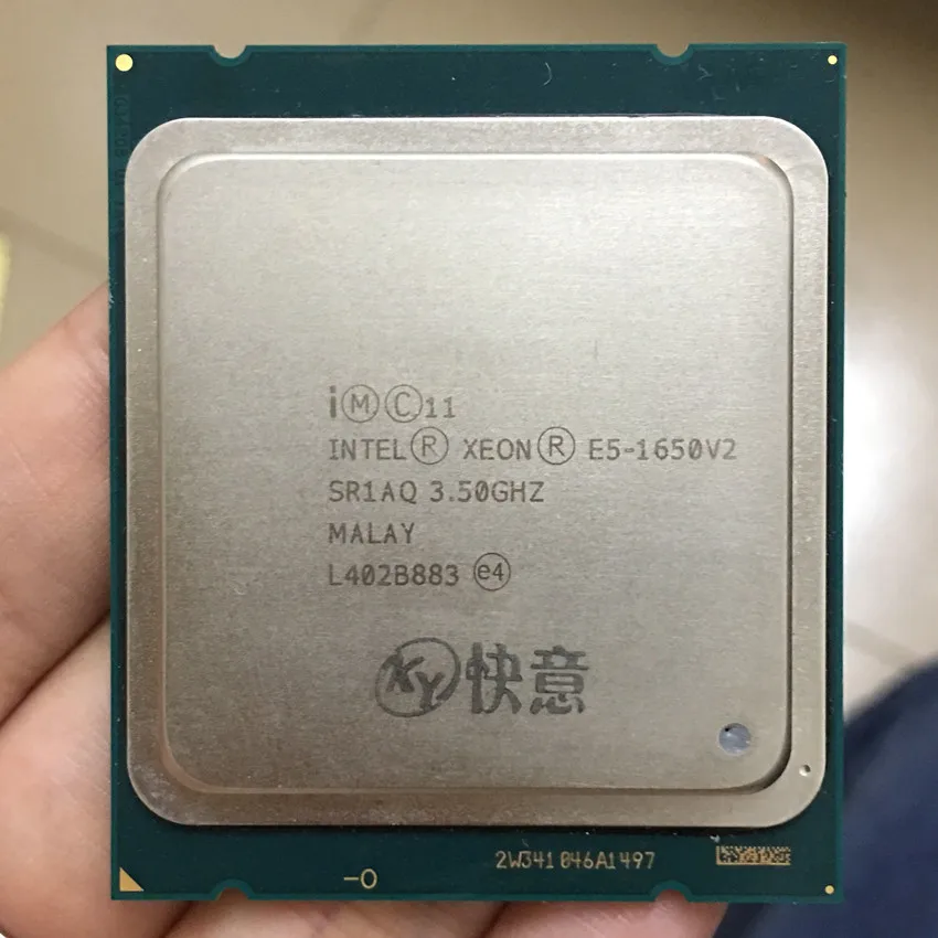 Процессор Intel Xeon E5 1650V2 E5-1650 V2 Процессор LGA 2011 серверный процессор работает должным образом настольный процессор