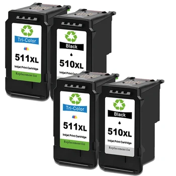 

Remanufactured Ink Cartridges Replacement PG-510 CL-511 for Canon MP280 MP480 MP490 MP240 MP250 MP260 MP270 IP2700