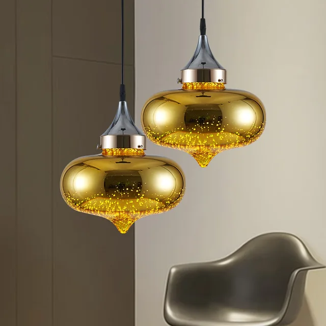 2016 new 3d glass chandeliermodern minimalist wine bottle pendant