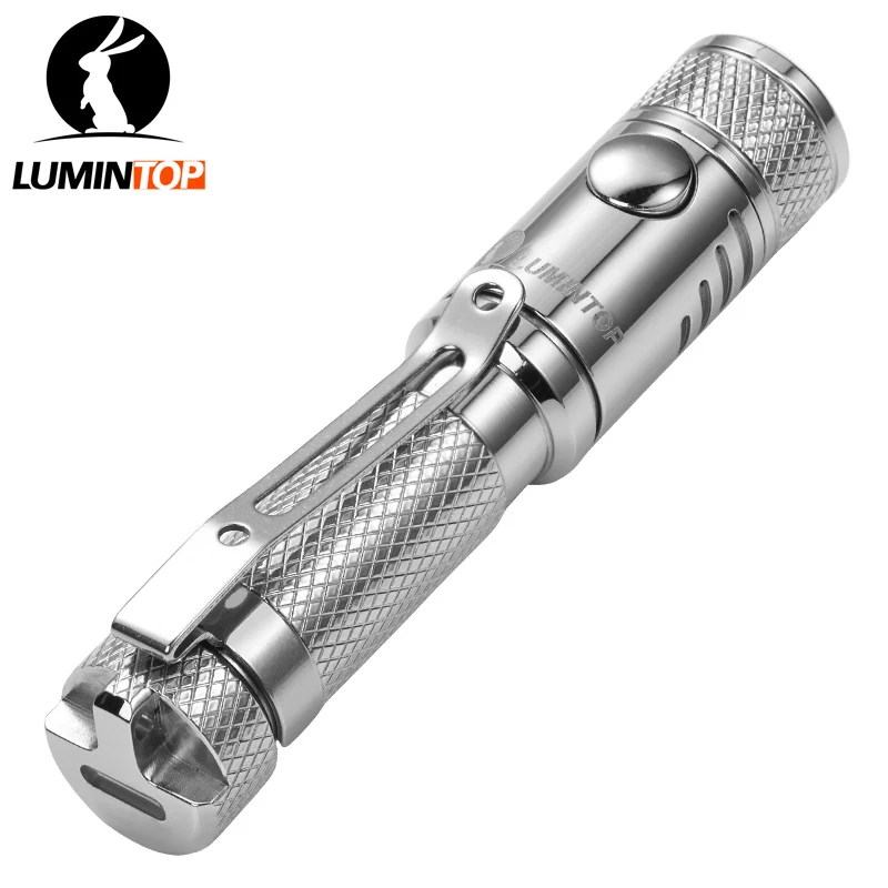 LUMINTOP EDC Stainless Steel 120 Lumens Torch Ant CREE XP G2 R5 Led AAA Battery Type