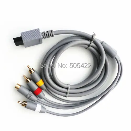200PCS/LOT RCA S Video Audio AV Video S Video Game Output Cord Cable