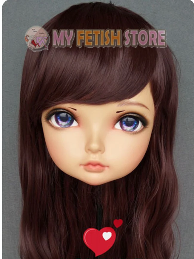 (Tao 01) Женская милая полимерная маска Kigurumi BJD для косплея японского аниме