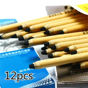 

12pcs Defuline 8600 soft carbon environmental protection soft charcoal charcoal black core is not easy to be broken